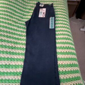 Lee Women's Plus Size Relaxed Fit Straight Leg Stretch Jeans Size 16 Long